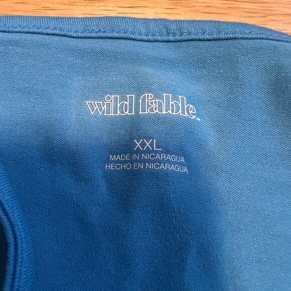 Wild Fable Women's Light Blue Slim Fit Cropped Cami Tank Top - Size XXL - NWT - Picture 2 of 6